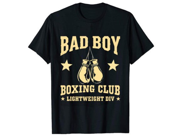 Bad Boy Boxing T-Shirt Design Graphics
