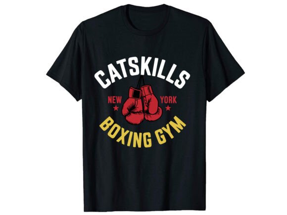 Catskilles New Boxing T-Shirt Design: Graphics & T-Shirt Designs