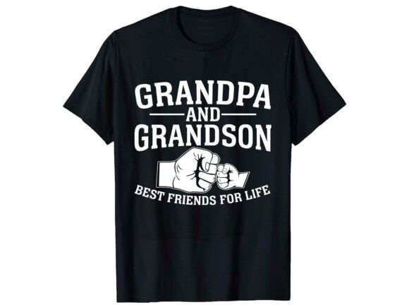 Grandpa and Grandson T-Shirt Design Graphics