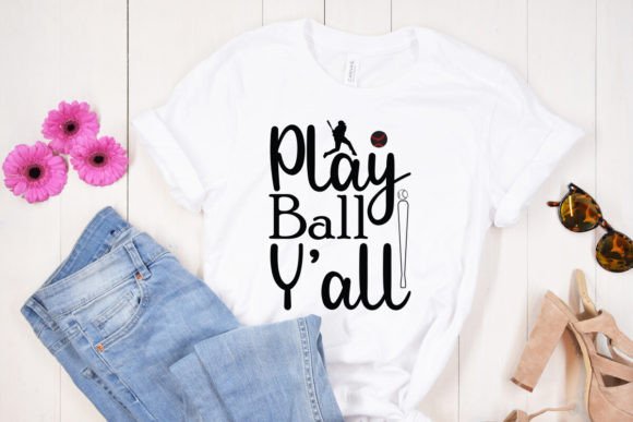 Play Ball Y All SVG Design