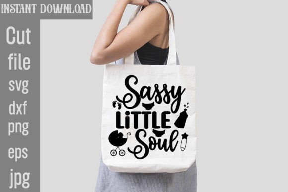 Sassy Little Soul SVG Cut File: Graphics for T-Shirt Designs