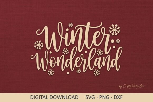 Winter Wonderland SVG Cute Winter Quote Graphics